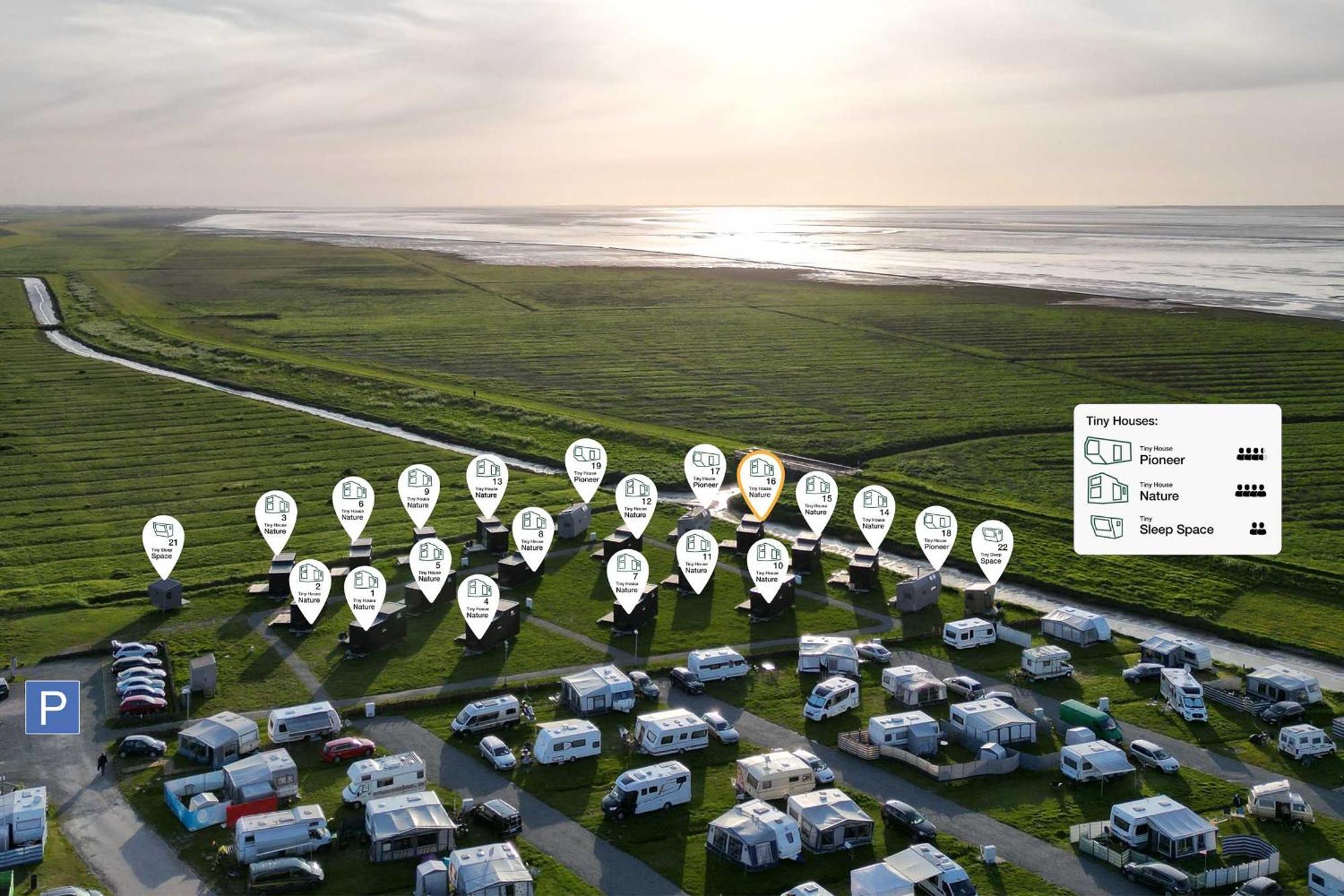 Tiny House Nature 16 Zur Meerseite - Green Tiny Village Harlesiel Carolinensiel Luaran gambar